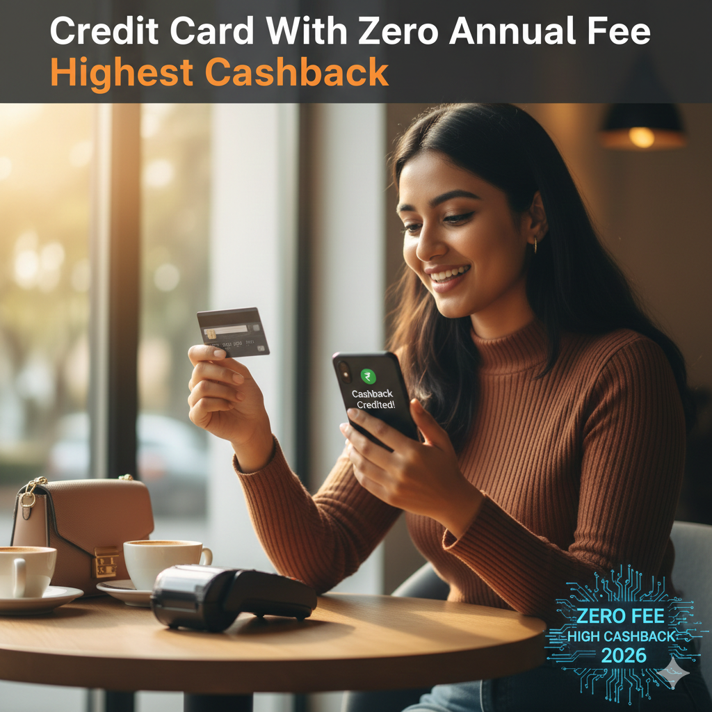 Credit Card With Zero Annual Fee and Highest Cashback in India 2026 — Complete List